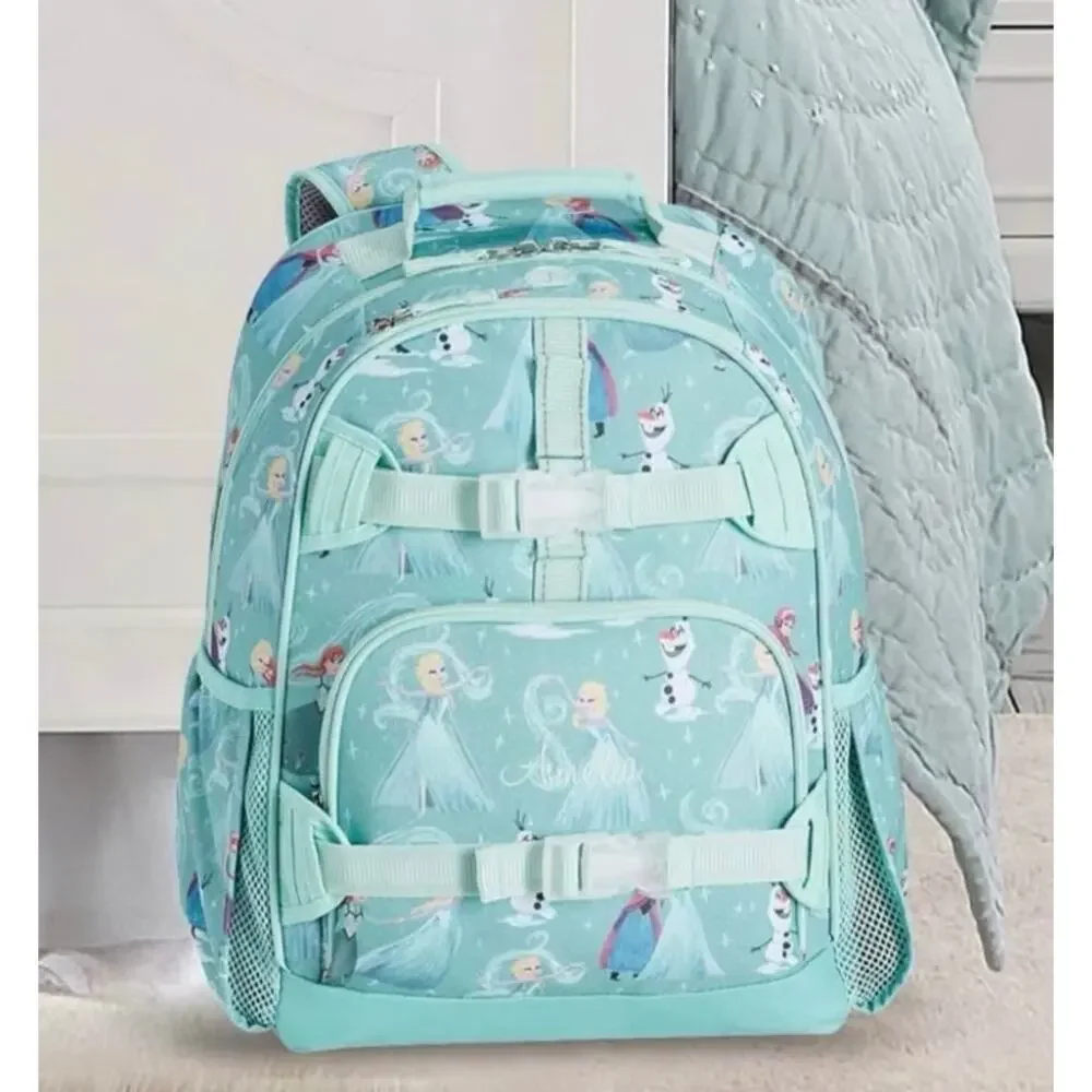 POTTERY BARN KIDS x DISNEY | Frozen McKenzie Aqua Backpack Anna Elsa | Small